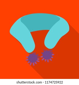 Vector illustration of scarf and shawl icon. Collection of scarf and accessory vector icon for stock.