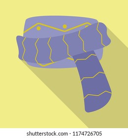 Vector illustration of scarf and shawl icon. Set of scarf and accessory stock vector illustration.