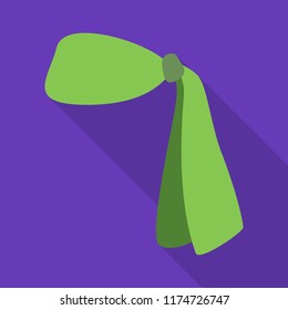 Vector illustration of scarf and shawl logo. Collection of scarf and accessory stock vector illustration.