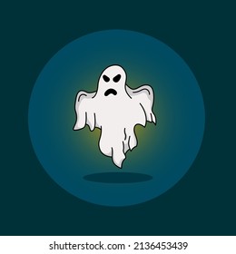 Vector illustration of scary gosh. Suitable for halloween event, etc