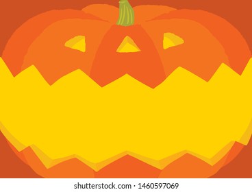 Vector Illustration of a Scary Halloween Background