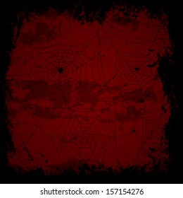 Vector Illustration of a Scary Halloween Background