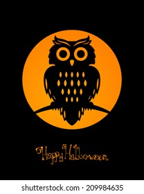 Vector Illustration of a Scary Halloween Design