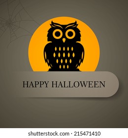 Vector Illustration of a Scary Halloween Design