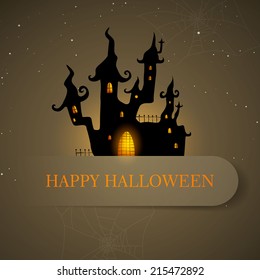 Vector Illustration of a Scary Halloween Design
