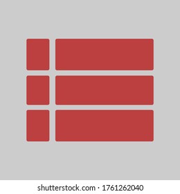 vector illustration of schedule icons or notes, can be used as a schedule and so on.
