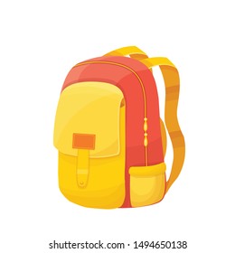 Vector Illustration School Bag Stock Vector (Royalty Free) 1494650138 ...