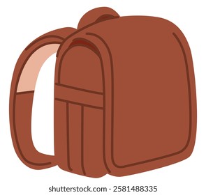 Vector illustration of school bag