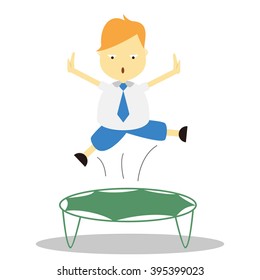 Vector illustration - school boy in blue uniform sets with different poses