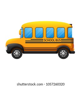 ilustración vectorial de la ilustración de un autobús escolar