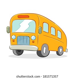 Vector illustration of a school bus