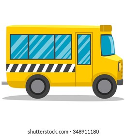 Vector Illustration of School Bus