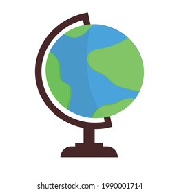 Vector illustration. School globe. Can be used to create school flyers, banners, posters.