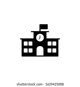  Vector illustration, school icon template.