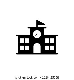 Vector illustration, school icon template.