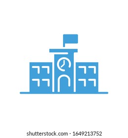 Vector illustration, school icon template