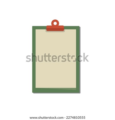 Vector illustration with school and office supplise laing on desk. Paper, pencil, pen, ruller, calendar. Letters digits. Hand drawing bright color image.