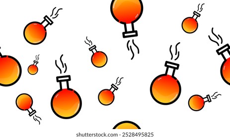 Vector illustration. School pattern design. Design for texture, background, wallpaper, poster, banner, album, cover.
