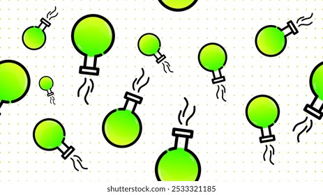 Vector illustration. School pattern design. Design for texture, background, wallpaper, poster, banner, album, cover.