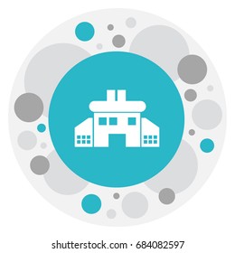 Vector Illustration Of School Symbol On Infant School Icon. Premium Quality Isolated Kindergarten Element In Trendy Flat Style.