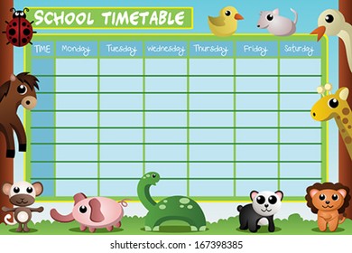 Images Of Timetable Chart For School