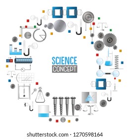 Vector Illustration Of Science