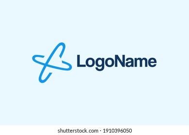 ilustración vectorial del logotipo de la ciencia. neutrón y molécula.