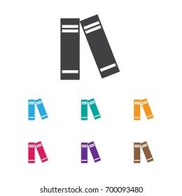 Vector Illustration Of Science Symbol On Workbook Icon. Premium Quality Isolated Textbook Element In Trendy Flat Style.