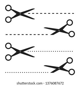Vector illustration of scissors