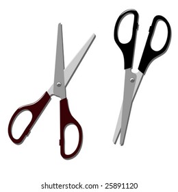 vector illustration "scissors"