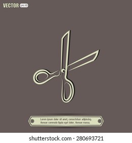 Vector Illustration Scissors Stock Vector (Royalty Free) 280693721 ...