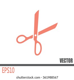 Vector illustration of scissors 