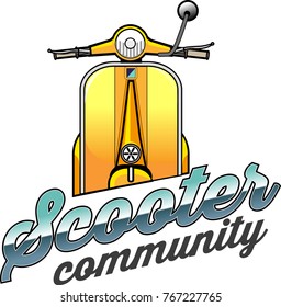 Vektorgrafik, Scooter-Community-Symbol