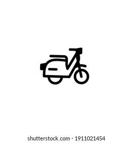 Vector illustration of scooter icon