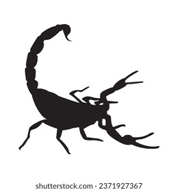 Vector Illustration of Scorpion Silhouette