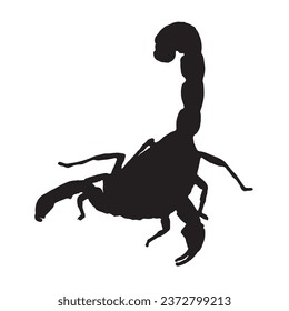 Vector Illustration of Scorpion Silhouette