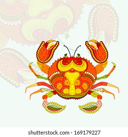 vector illustration of Scorpius Zodiac Sign