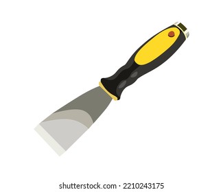 Vector Illustration Scraper isolated on white background.
Carpentry hand tools