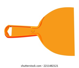 Vector Illustration Scraper isolated on white background.
Carpentry hand tools with plastic handle