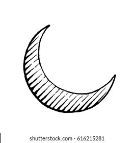 Moon drawing Black and White Stock Photos  Images  Alamy