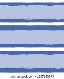 Vector illustration of scratched grunge stripped sealess endless doodle regular denim pattern in blue tones, can be used for fashion design, web, cards, paper, textile, scrapbooking