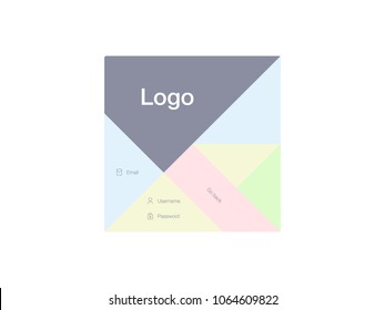 Vector Illustration of screens and web concept. Interface UX, UI GUI screen template for web site banners. Sign up