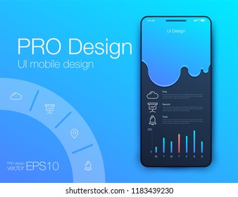 Vector Illustration of screens and web concept. Interface UX, UI GUI screen template for web site banners. Sign up