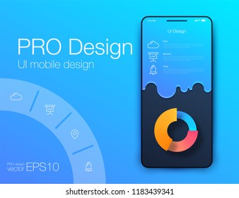 Vector Illustration of screens and web concept. Interface UX, UI GUI screen template for web site banners. Sign up