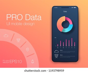 Vector Illustration of screens and web concept. Interface UX, UI GUI screen template for web site banners. Sign up