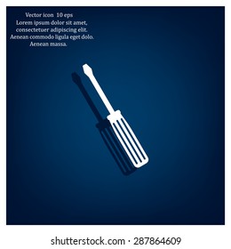 vector illustration of screwdriver