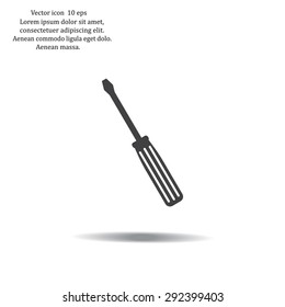 vector illustration of screwdriver