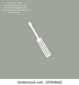 vector illustration of screwdriver
