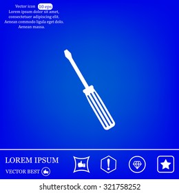 vector illustration of screwdriver