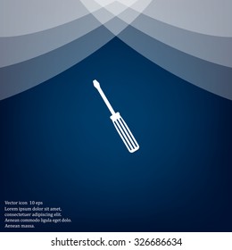 vector illustration of screwdriver